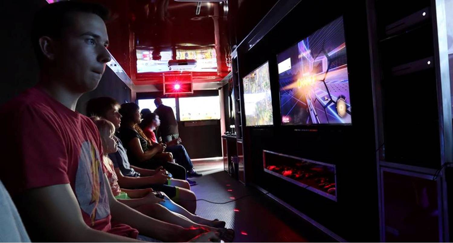 Laser Ops Mobile Gaming Tampa St. Petersburg video game truck